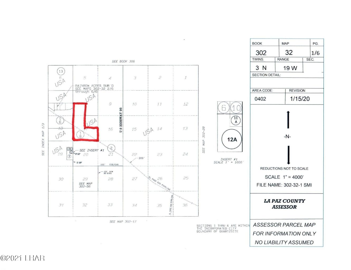 597 acres in the Quartzsite ready for development. David Plunkett Realty